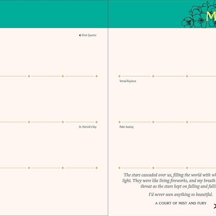 2027 Monthly/Weekly Fantasy Planner Calendar