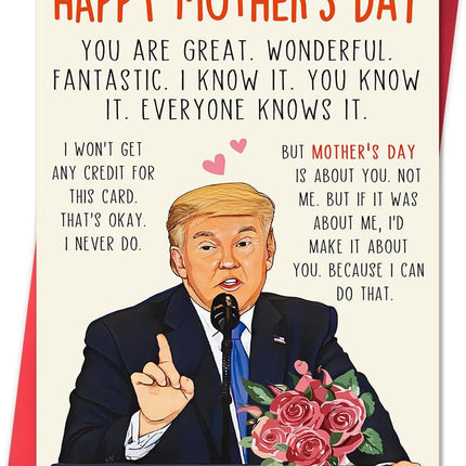 SourceToHome FuenteACasa Funny Mothers Day Card, Humor Mothers Day Gifts for Mom from Daughter Son — Home & Lifestyle