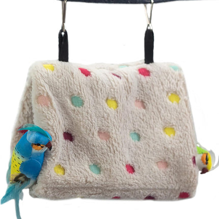 Bird Bed Hanging Plush Nest House for Cage