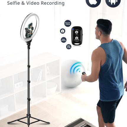 UBeesize 12'' LED Ring Light with 62'' Tripod Stand — Smart Tech