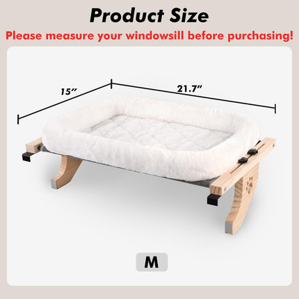 Cat Sill Window Perch with Cushion Bed Cover