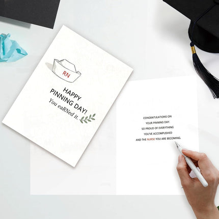 Happy Nurse Pinning Day RN Graduation Card