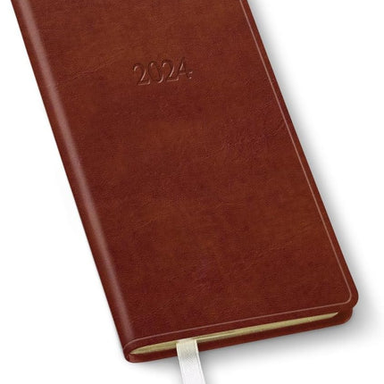 Pocket Monthly Planner 2024, Acadia Tan, 6 x 3.25 in