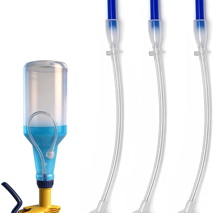 3 Pack Universal Fit 360° Spray Bottle Adapter with 4.3 in Weighted Tube