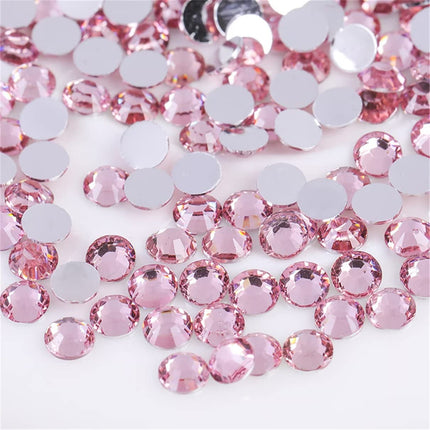 3000 Pieces SS12 3mm Light Pink Flatback Rhinestones
