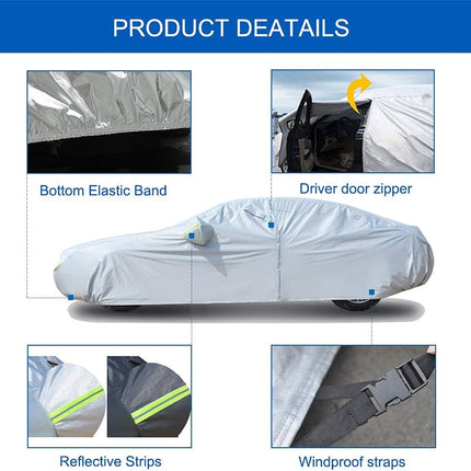 6-Layer Custom Fit Full Car Cover, All-Weather Protection for 2007-2025 Vehicles