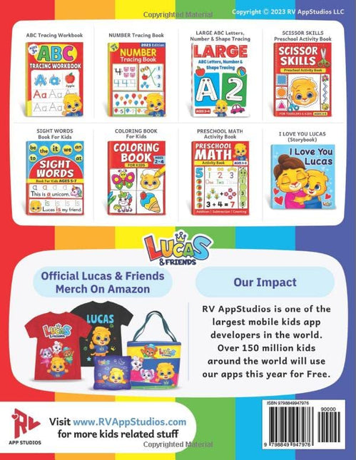 ABC Coloring Book for Toddlers and Preschool Kids Ages 3-5