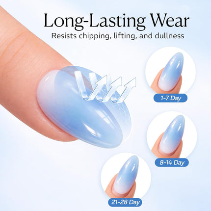 18ml No Wipe High Gloss Clear Gel Top Coat