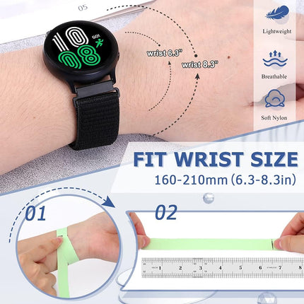 20mm Nylon Quick Release Smartwatch Band