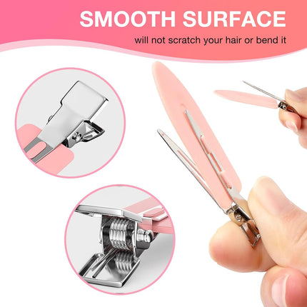 40-Piece Women's Hair Styling Clip Set with Duckbill and No-Crease Clips