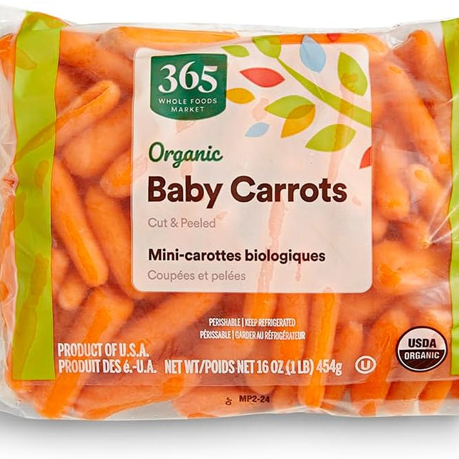 Organic Baby Carrots, 1 lb
