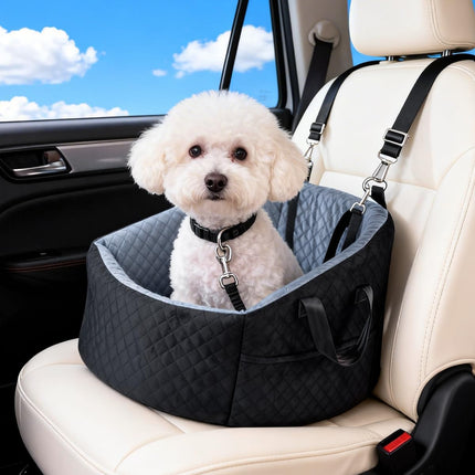 PawHaven RefugioPata TOPOmericeDog Car Seat for Small Dogs up to 30 lbs, Pet Booster Seat with — Pet Supplies