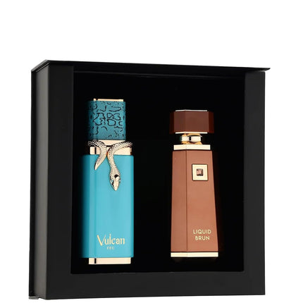 GlowEssence EsenciaLuz French Avenue Dusk Till Dawn Gift Set, Vulcan Feu and Liquid Brun Eau de — Beauty & Self-Care