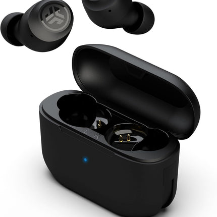 True Wireless In-Ear Bluetooth Earbuds with Microphone, USB-C Charging Case, 35H Playtime, Dual Connect, EQ3 Sound, Black
