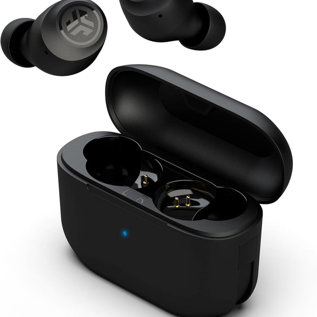 True Wireless In-Ear Bluetooth Earbuds with Microphone, USB-C Charging Case, 35H Playtime, Dual Connect, EQ3 Sound, Black