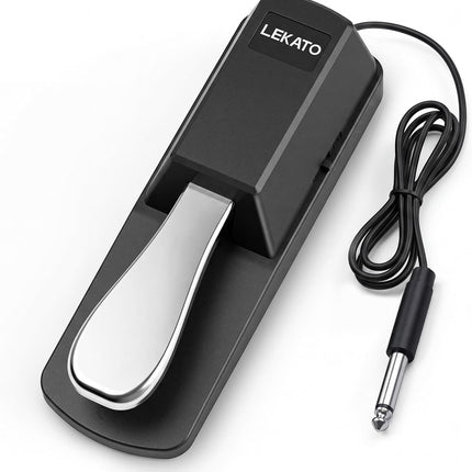 Universal Keyboard Sustain Pedal with Polarity Switch and 1/4 Inch Plug
