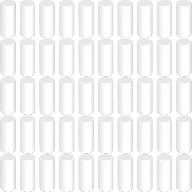 50-Piece Mechanical Pencil Eraser Refills, White Universal Replacement Erasers