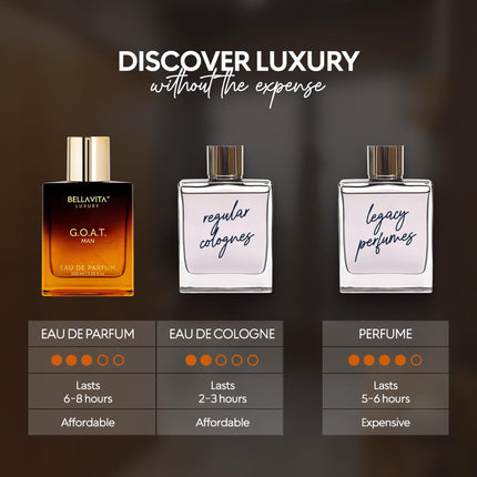Luxury G.O.A.T. Eau de Parfum for Men, 100 ml