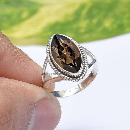 925 Sterling Silver Ring For Womens Gemstone Ring Sterling Silver Boho — Home & Lifestyle