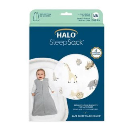 100% Cotton Wearable Blanket, Swaddle Transition Sleeping Bag, TOG 0.5