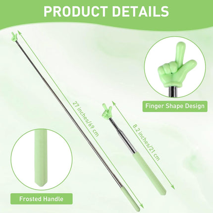6-Piece Extendable Colorful Finger Pointer Stick Set