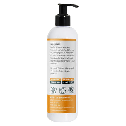 Tallow & Goat Milk Body Lotion for Sensitive Skin