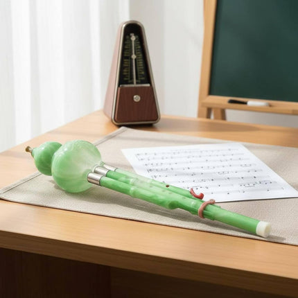 SourceToHome FuenteACasa Gourd Flute Chinese Easy - Cucurbit Flute Detachable Design Wind — Home & Lifestyle