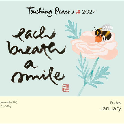 SourceToHome FuenteACasa Thich Nhat Hanh 2027 Day-to-Day Calendar: Touching Peace — Home & Lifestyle