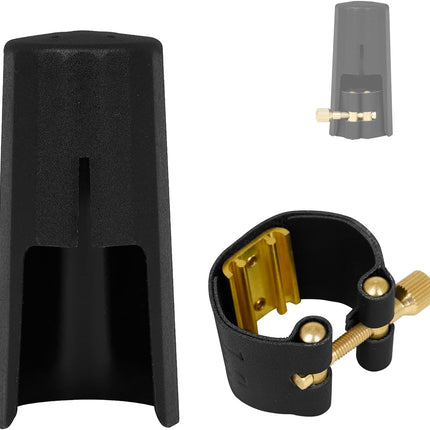 SourceToHome FuenteACasa Bb Clarinet Leather Ligature Fastener and Plastic Cap for Clarinet — Home & Lifestyle