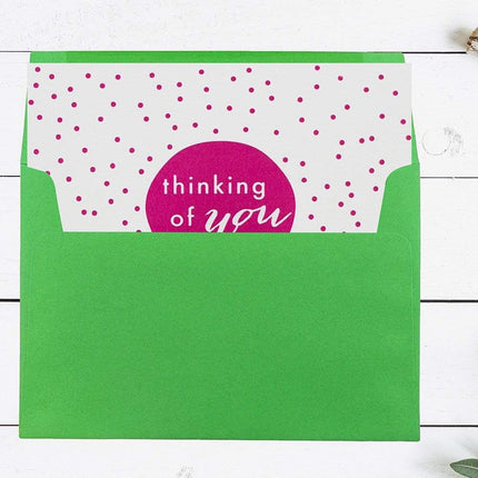 A7 Green Recycled Invitation Envelopes - 5 1/4 x 7 1/4 - 50 Pack