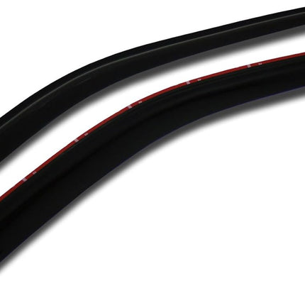 Outside Mount Car Window Rain Guards for 1988-1993 Mustang, Dark Smoke 2-Piece Set