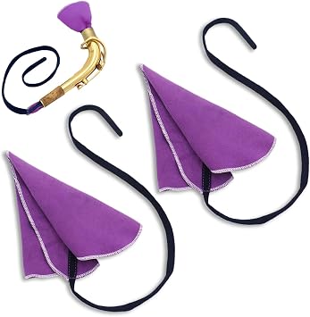2-Piece Saxophone and Clarinet Cleaning Swab Cloth Set