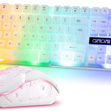 RGB USB Wired Gaming Keyboard and Mouse Combo