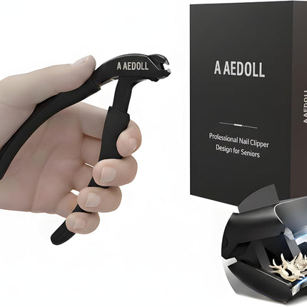 Upgraded Long-Handled Toenail Clippers for Seniors