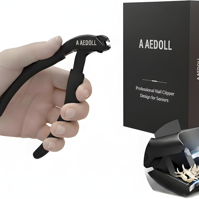 Upgraded Long-Handled Toenail Clippers for Seniors