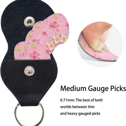 GlowEssence EsenciaLuz Guitar Picks 0.73mm Medium, Premium Celluloid/Nylon Picks — Beauty & Self-Care