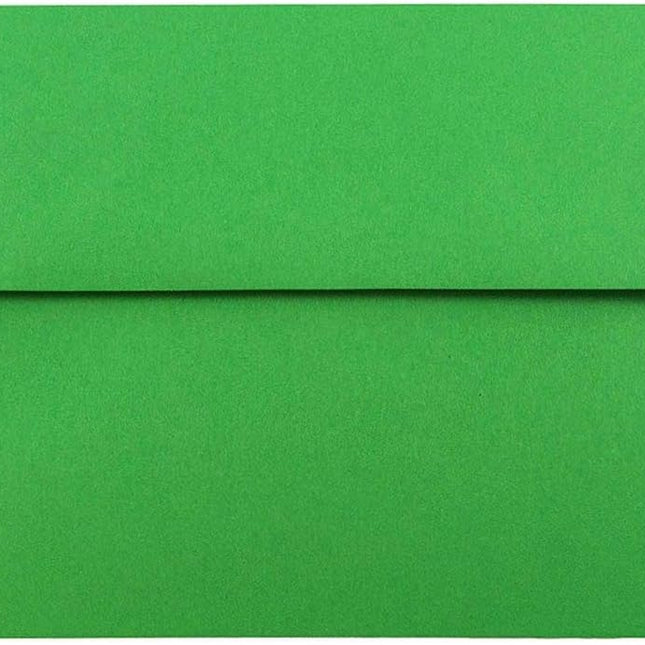 A7 Green Recycled Invitation Envelopes - 5 1/4 x 7 1/4 - 50 Pack