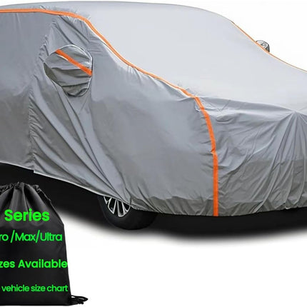 Mini Van Waterproof All Weather Full Car Cover with Zipper