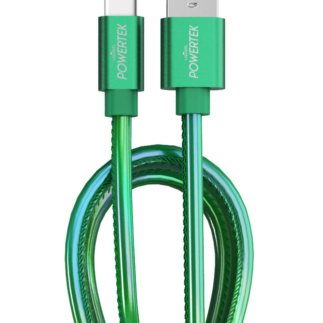 NexWave OndaNex LIQUIPEL Powertek Metallic Shine USB Type C Charger Cable — Smart Tech
