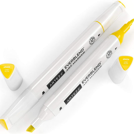Artists Markers, Amber Yellow A9424, Set of 4