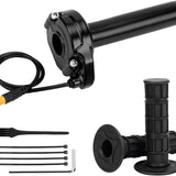 Ebike Full Twist Throttle Grip Kit, 3-Pin, 12V-72V