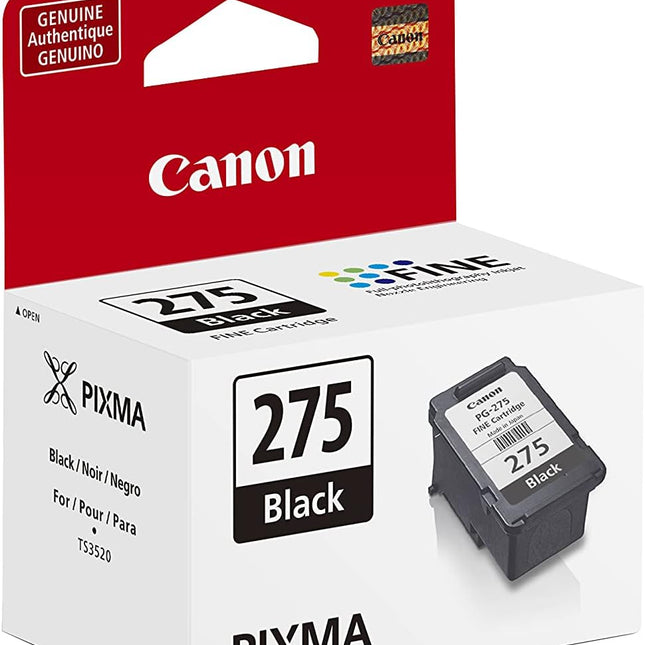 PG-275 Black Ink Cartridge Pack of 2 for TS3520/3522, TR4720/4722, TS3720/3722