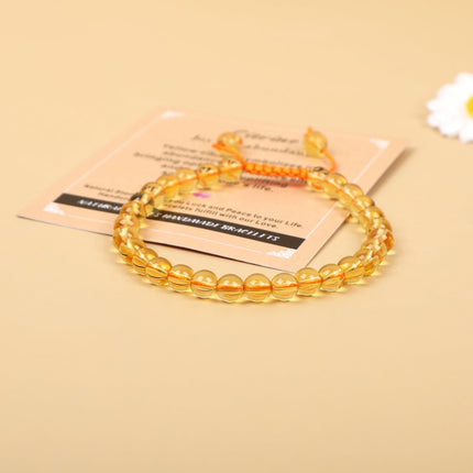 AD Beads Handcrafted Beaded Macrame Bracelet Stylish Customizable Jewelry — Health & Wellness
