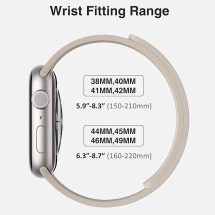 Magnetic Silicone Smartwatch Band 42/41/40/38mm - Starlight