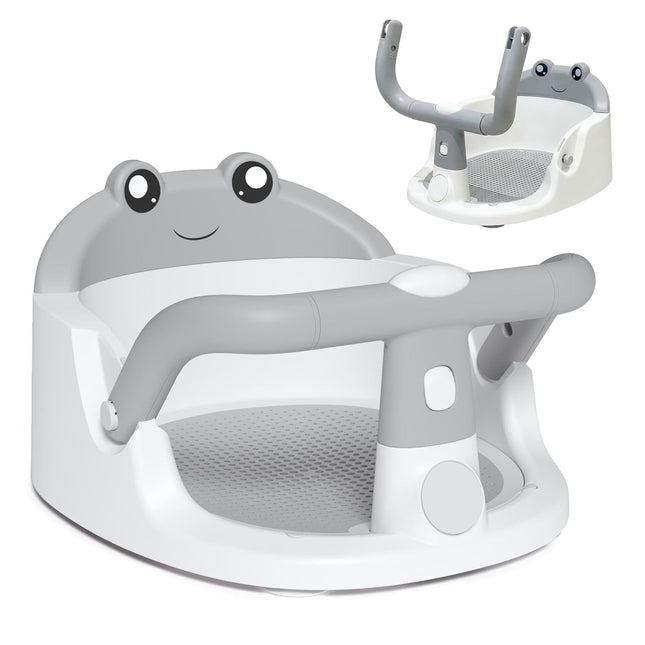 Baby Bath Seat for Babies 6 Months & Up - Grey