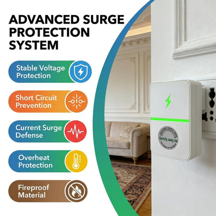 4-Pack Plug-In Smart Device for Home & Office, US Plug 90V-250V 30KW