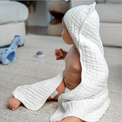 LittleNest NidoPequeño Hooded Baby Towels for Newborn Bath Towel with Hood Soft Baby Towel — Baby & Toddler