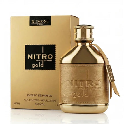 Nitro Gold Extrait de Parfum 3.4 fl oz Unisex Citrus Woody Amber Fragrance