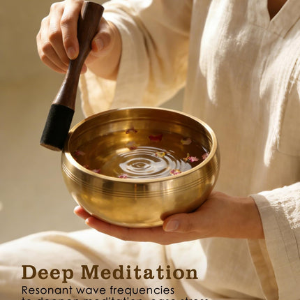 2-Pack Tibetan Singing Bowls Set