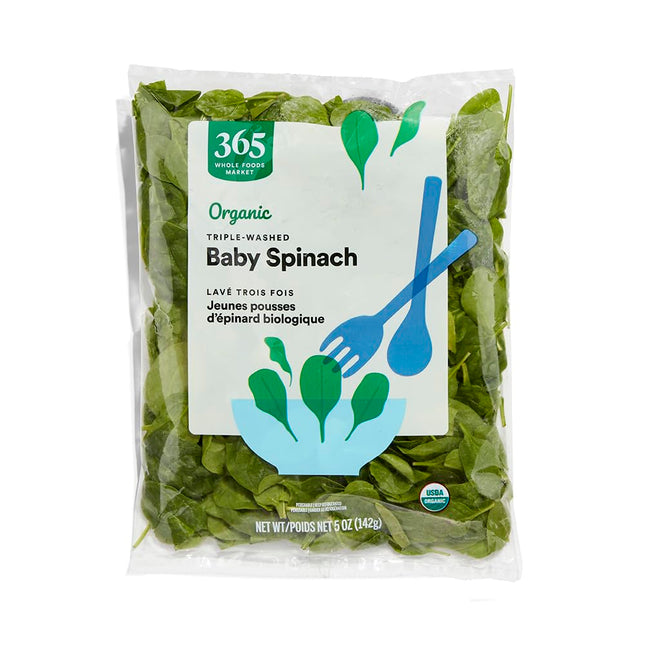 LittleNest NidoPequeño 365 by Whole Foods Market, Organic Baby Spinach — Baby & Toddler